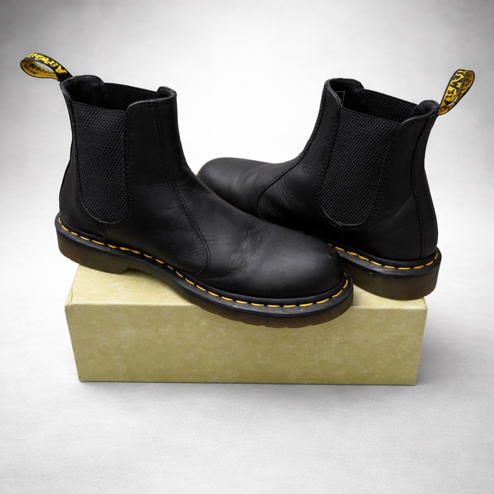 Dr. Martens Black Leather Boots